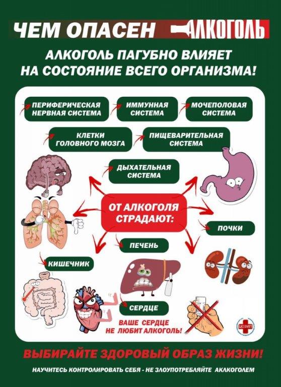С 18 по 24 августа проходит профилактическая неделя отказа от алкоголя